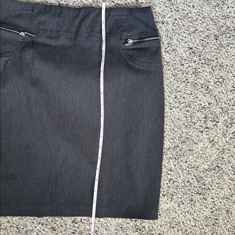 Joe Benbasset (Joe B) Charcoal Pencil Skirt size XL Grey length 19.5” - Picture 4 of 4